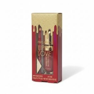 Paris Hilton Lippy Love Duo in Red Gift Set New